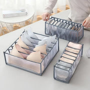 3pcs/set Clothes Storage Ladies Undergarments Storage Box | Drawer Organizers | Folding Socks Box | Wardrobe Compartment Organizer