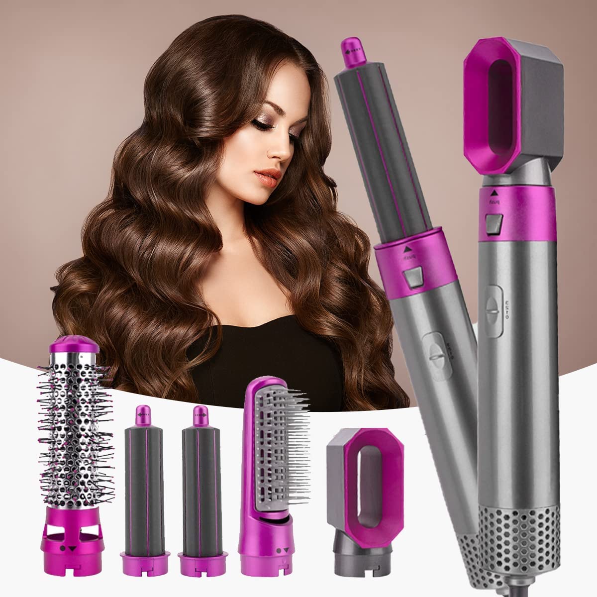 5 in 1 Hot Air Styler | 5 in 1 Hair Dryer Styling Tool