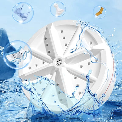 Mini Washing Machine Portable Ultrasonic Turbine Washer