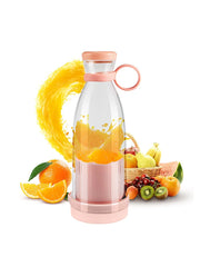 Rechargeable Mixers Fresh Fruit Juicers Usb Portable Juice Bottle Mini Fast Electric Blender Smoothie Ice Maker (Random Color)