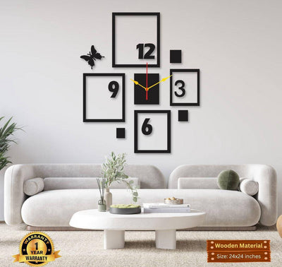 Beautiful 4 Frame Wall Clock