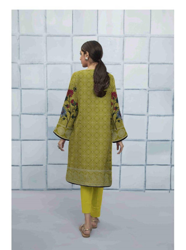 2 Pc Amna. B Women's Unstitched Linen printed Suit