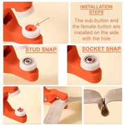 Snap/Titch Button Machine With 50 Buttons