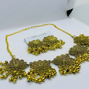 Afghani Flower Choker For All Ages Gold