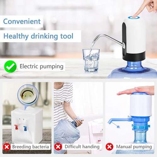 Automatic Water Dispenser Water Pump Wireless Electric Water Pump Auto Suction Pump (Random Color)