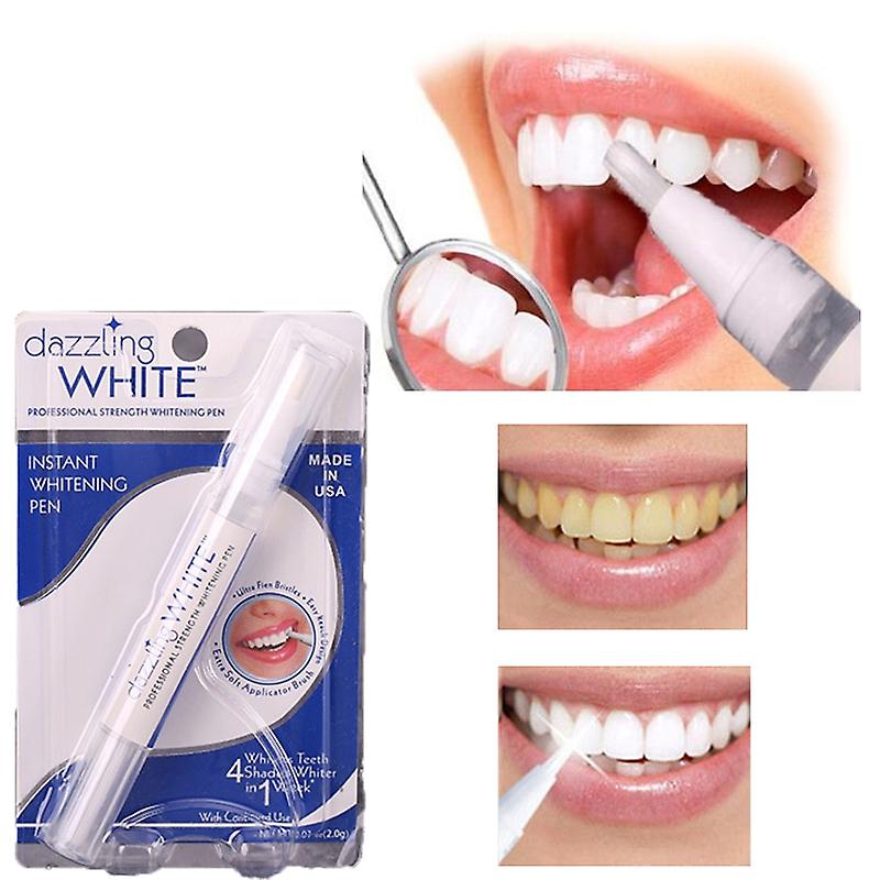 Instant teeth whitening pen