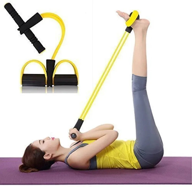 Rubber Pull Tummy Trimmer Abs Exerciser