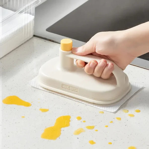 Disposable Kitchen Oil Removal Special Cleaning Cloth Bathroom Lazy Cleaning Tool Replaceable Cleaning Cloth (magic Brush)