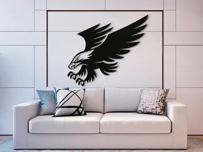 Eagle Wall Sticker Mdf Wood Material