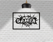 Gamer Wall Art Mdf Wood Material