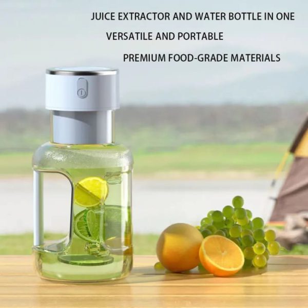 Juice Extractor And Water Bottle In One Versatile And Portable Premium Food-grade Materials