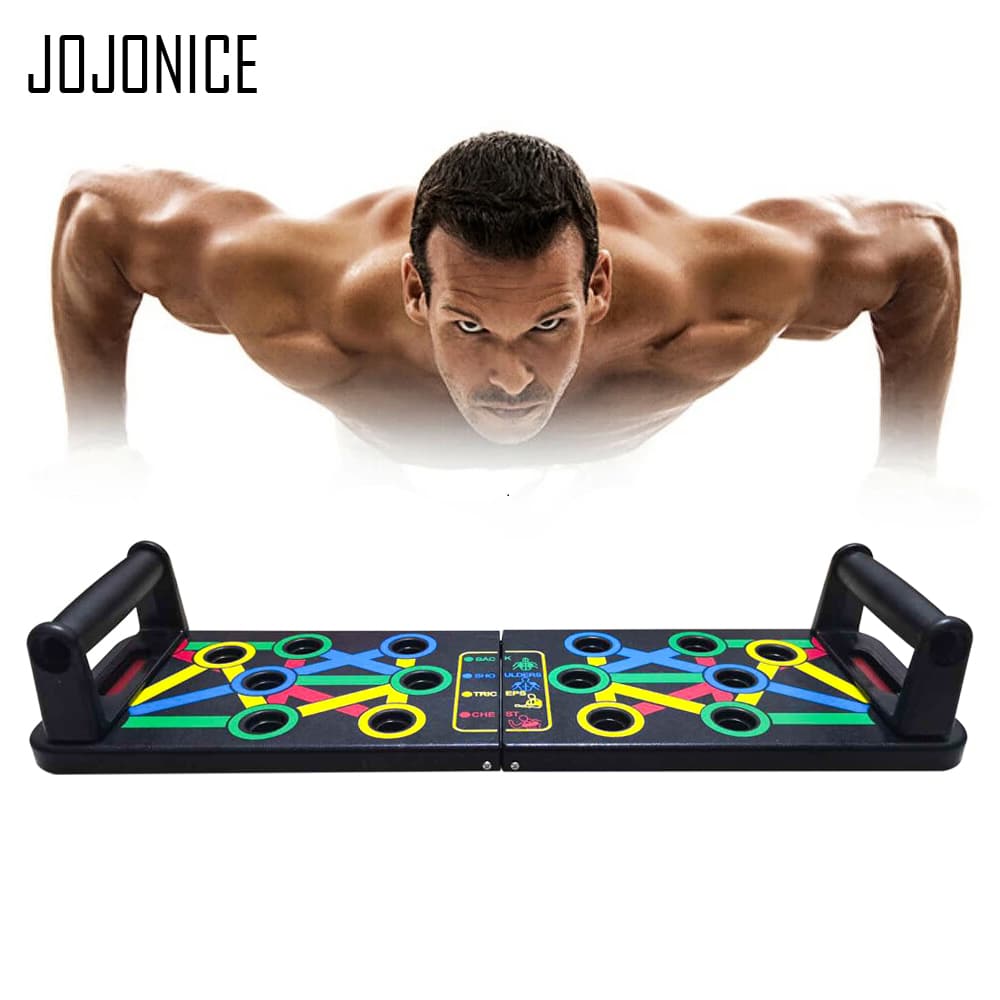 9 in 1 Foldable Push Up Board Multi Functional Body Building Fitness