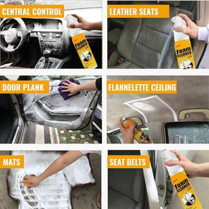 Foam Cleaner Spray Multi-purpose Anti-aging Cleaner Tools Car Interior