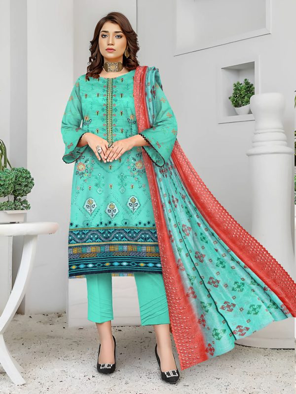 Munarq By Nisha Designer 3 Pieces Unstitched Party Wear| Summer 24