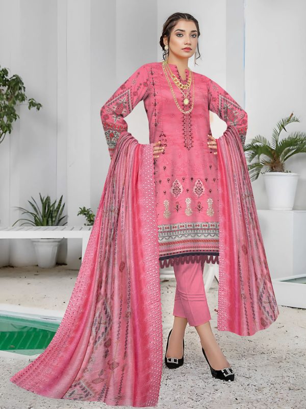 Munarq By Nisha Designer 3 Pieces Unstitched Party Wear| Summer 24