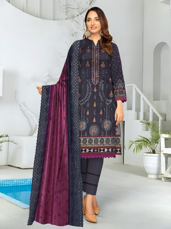 Munarq By Nisha Designer 3 Pieces Unstitched Party Wear| Summer 24