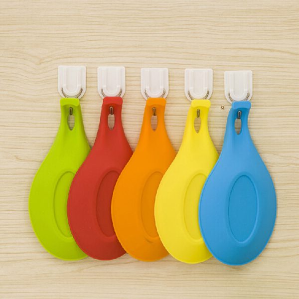 Pack Of 5 Spoon Holders – Kitchen Utensil – Cooking Tool – Heat Resistant (random Color)