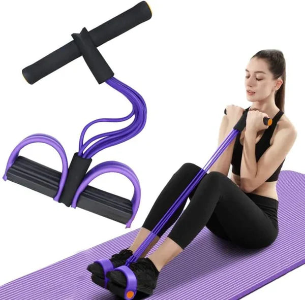 Rubber Pull Tummy Trimmer Abs Exerciser