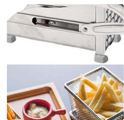 Stainless Steel French Fries Potato Cutter Double Blade High