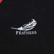 Feathers Slim Fit Half Sleeve Plain Black Polo Shirt For Men