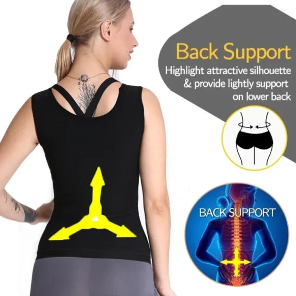 Sweat Shaper For Women Polymer Vest- Instantly Shapes And Slims