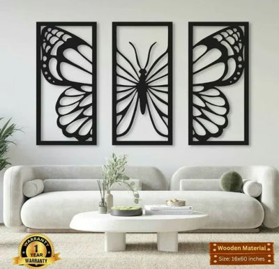 Wooden Butterfly Wall Decorations