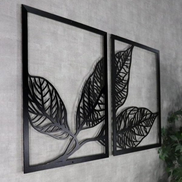 Leaf Wall Decoration | Office Wall Art | Exclusively Finish | Fashionable Design | Beautiful Artwork |ready To Hang