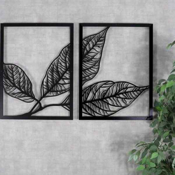 Leaf Wall Decoration | Office Wall Art | Exclusively Finish | Fashionable Design | Beautiful Artwork |ready To Hang